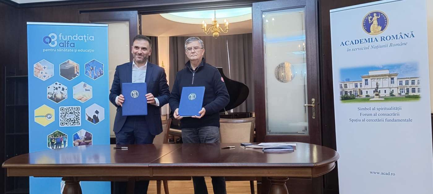 The Romanian Academy and the Alfa Foundation continue their partnership for excellence in research and launch new academic initiatives to recognise performance