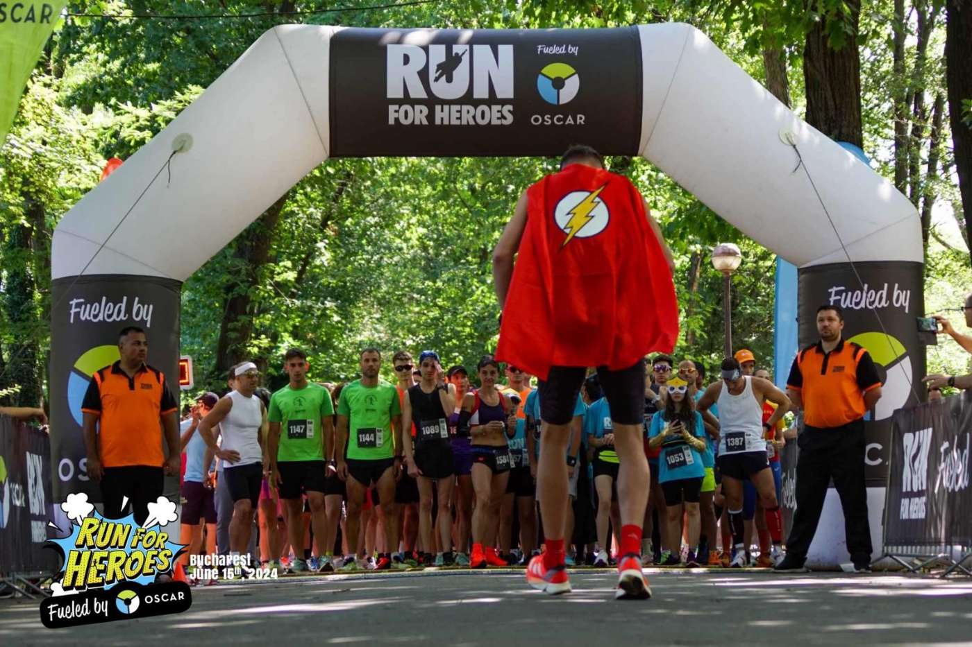 More than 1400 children, adults and people with disabilities ran in the first edition of the Run for Heroes  – fueled by OSCAR charity cross